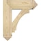 Ekena Millwork Imperial Arts and Crafts Rough Sawn Bracket w/ Offset Brace, Douglas Fir, 8"W x 24"D x 28"H BKT0806X24X28IMP03RDF - alternate 2
